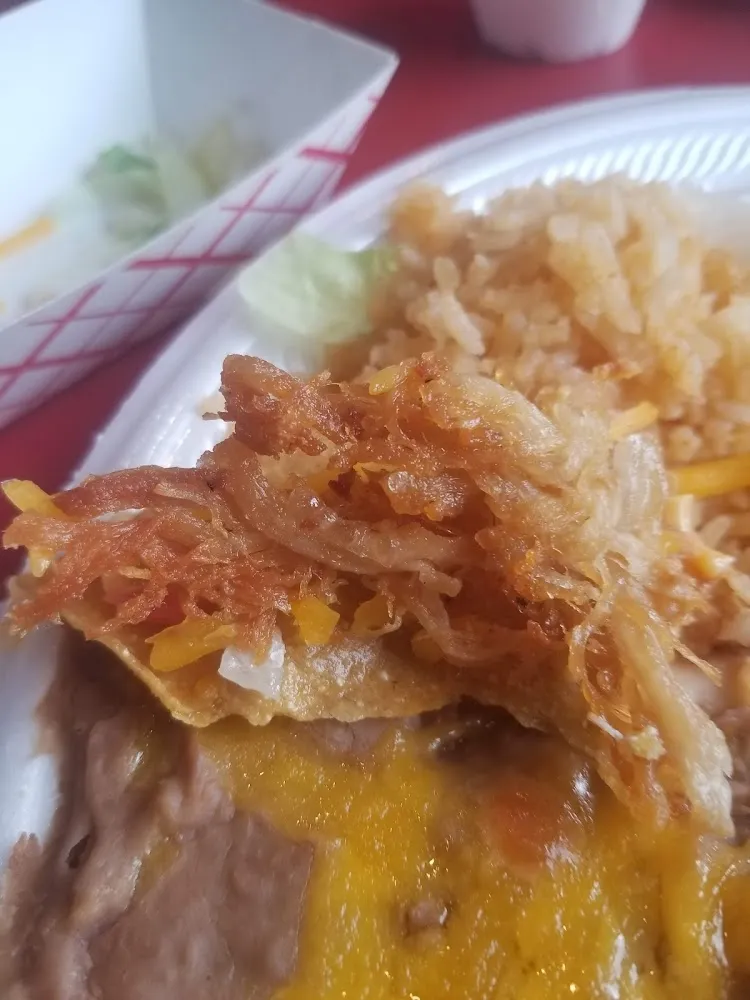 Inedible Crunchy Chicken Taco