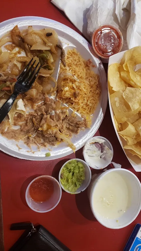 Steak N Shrimp Fajitas